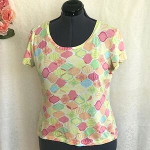 *4/$20* Talbots Colorful Top